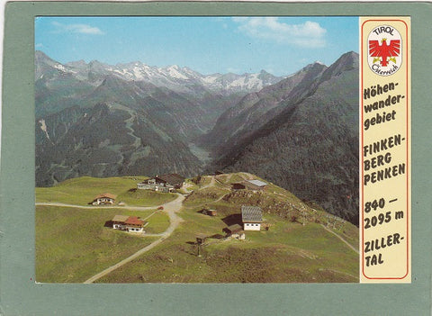 AK Höhenwandergebiet Finkenbergpenken. Zillertal. Gipfelrestaurant Penkentenne