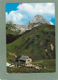 AK Ravensburger Hütte am Spullersee 1982m mit Roggalspitze Lechtaler Alpen, Vorarlberg.