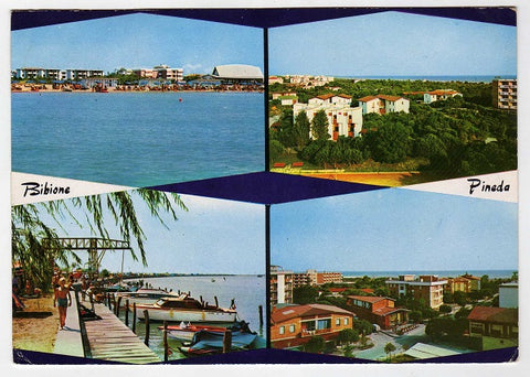 AK Bibione Pineda. Gelaufen 1971 in Bibione.