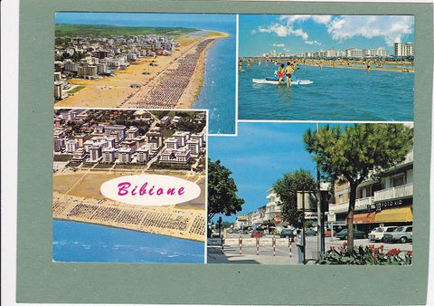 AK Bibione. Vedute aeree e dal mare ed il Corso del Sole.
