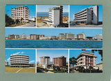 AK Bibione. Panorama degli Hotels visti dal mare.