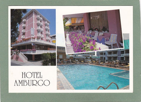 AK Bibione. Hotel Amburgo. Via Venere 19.
