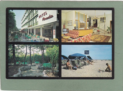 AK Bibione Spiaggia. Hotel Pineda Piazza Treviso.