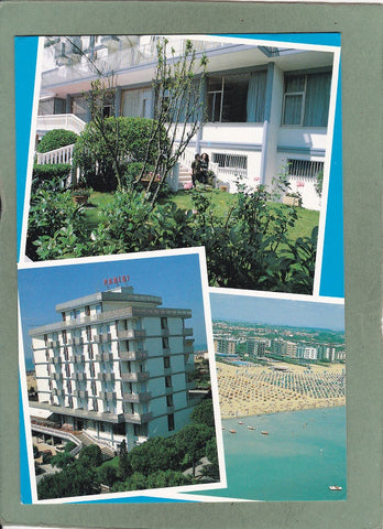 AK Bibione. Hotel Parigi. Via Acquario, 34.