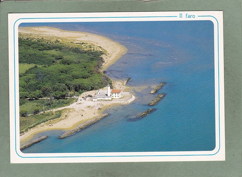 AK Bibione. Il faro. Veduta aerea.