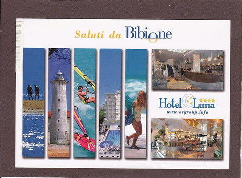 AK Saluti da Bibione. Hotel Luna.