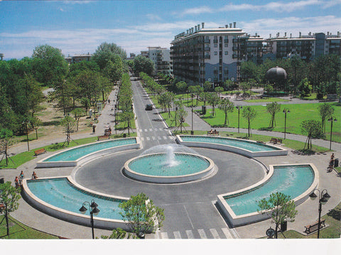 AK Bibione. Viale Aurora - la fontana.