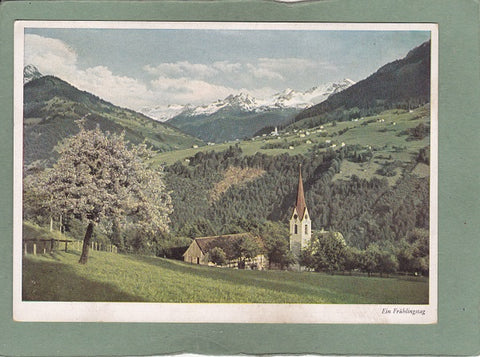 AK St. Gerold im Großen Walsertal. Ein Frühlingstag.