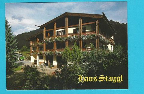 AK Bludenz. Pension Staggl. Fam. Staggl. Oberer Illrain 35.