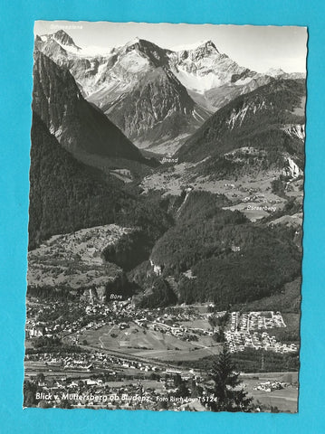AK Blick von Muttersberg ob Bludenz.