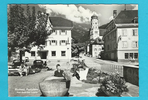 AK Bludenz, Postplatz.