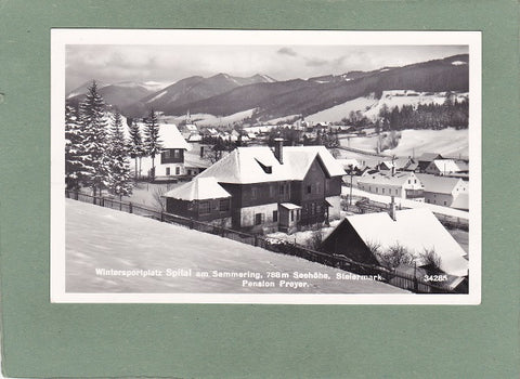 AK Spital am Semmering. Pension Preyer.