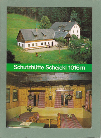AK Langenwang. Schutzhütte Scheickl, Mitterberg 14.