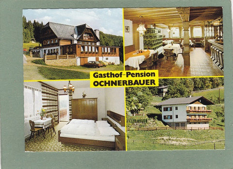 AK Kindberg. Gasthof Pension Ochnerbauer. Inh. Familie Illmaier.