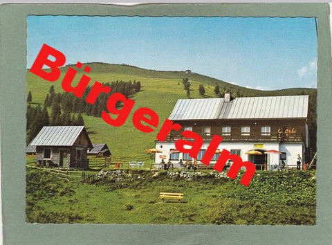 AK Aflenzer Bürgeralm. Alpengasthof Pertl-Haller.
