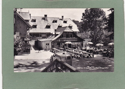 AK Alpl bei Krieglach. Gasthof Bruggraber.