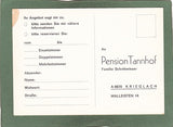 AK Krieglach. Pension Tannhof Familie Schrittwieser. Malleisten 16.