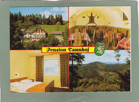 AK Krieglach. Pension Tannhof Familie Schrittwieser. Malleisten 16.