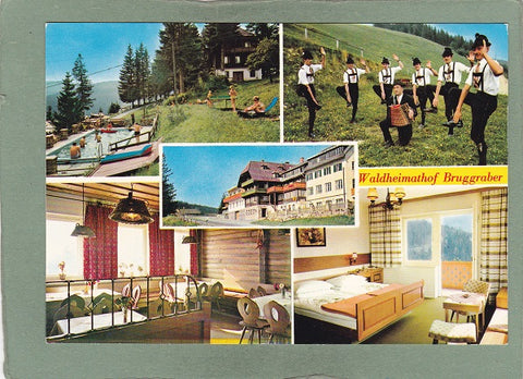 AK Alpl. Waldheimathof Alpengasthof Bruggraber. Peter Roseggers Waldheimat.