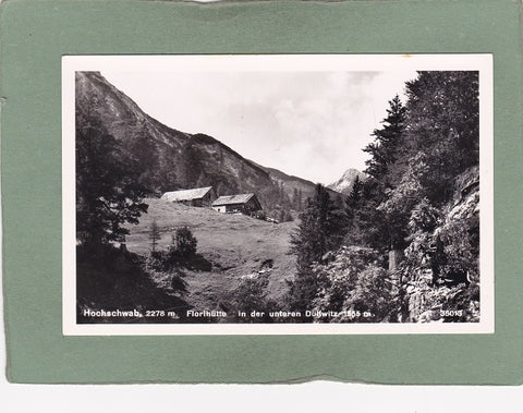 AK Hochschwab. Florlhütte in der unteren Dullwitz.