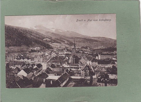 AK Bruck an der Mur vom Schloßberg.