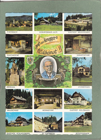 AK Gruß aus Roseggers Waldheimat !