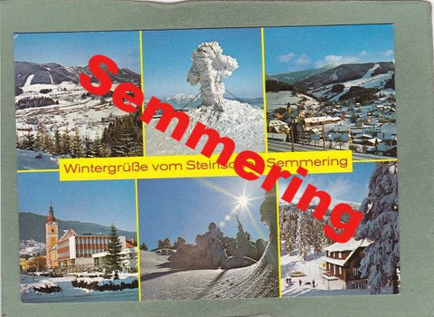 AK Wintergrüße vom Steirischen Semmering.