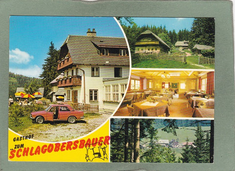 AK Alpl 8. Gasthof zum Schlagobersbauer. A. Leitner.