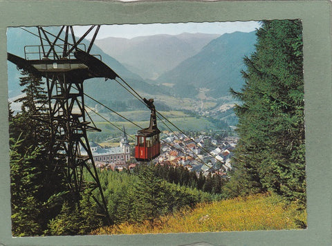 AK Mariazell mit Bürgeralpengondelbahn.