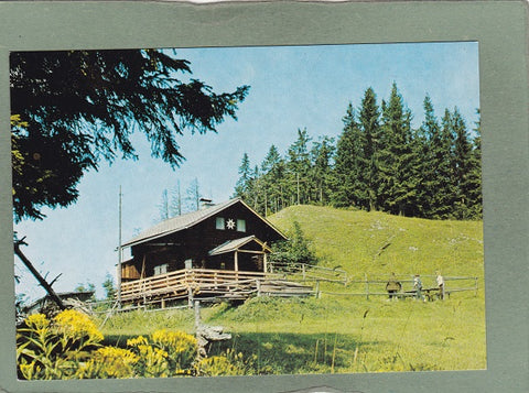 AK Scheibenhütte der ÖAV-Sektion Mürzzuschlag auf der Großen Scheibe.