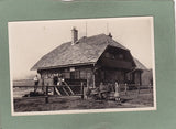 Foto-AK Hochangerhütte am 10.8.1930 mit Willi Ga...ski.