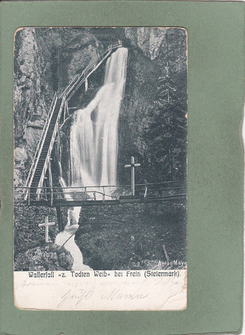 AK Wasserfall z. Todten Weib bei Frein.