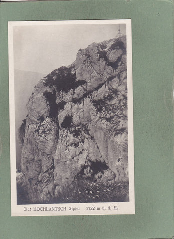 AK Der Hochlantsch. Gipfel. (1926)