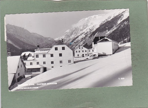 AK Seewiesen. Gasthof Schuster, Sportkegelbahnen.