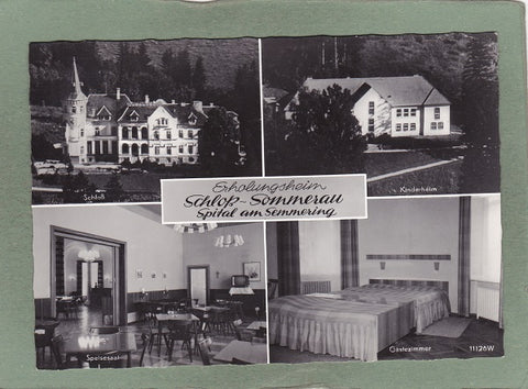 AK Spital am Semmering. Erholungsheim Schloß Sommerau.
