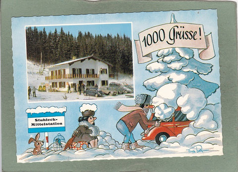 AK Stuhleck Mittelstation. 1000 Grüße !