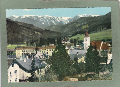 AK Sommerfrische Mürzzuschlag geg. Schneealpe.