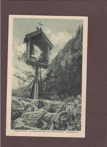 AK Huber-Kreuz i.d. Bärenschütz am Hochlantsch i. Steiermark.