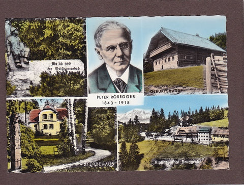 AK Peter Rosegger. Alpl bei Krieglach.