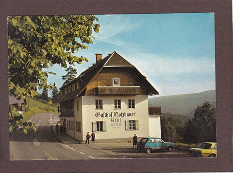 AK Alpl. Gasthof Holzbauer. J. u. A. Leitner. Rosegger‘s Waldheimat.