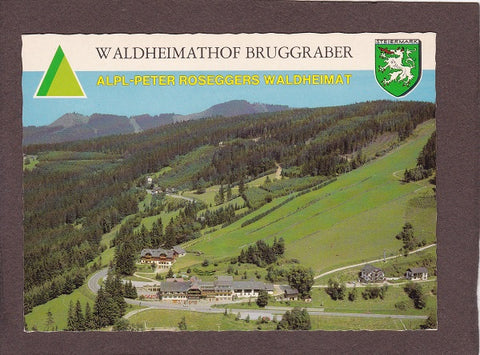 AK Waldheimathof Bruggraber. Alpl-Peter Roseggers Waldheimat.