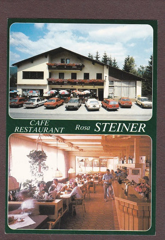 AK Krieglach. Grazer Straße 32. Cafe Restaurant Rosa Steiner.