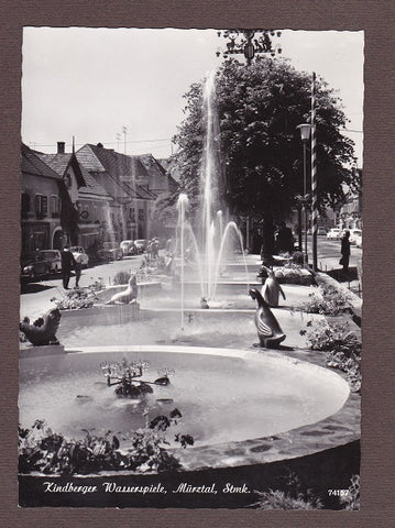 AK Kindberger Wasserspiele, Mürztal. (1964)