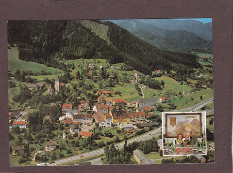 AK Kirchdorf-Pernegg. Krapfenhof Hermann Schweighofer der jodeln