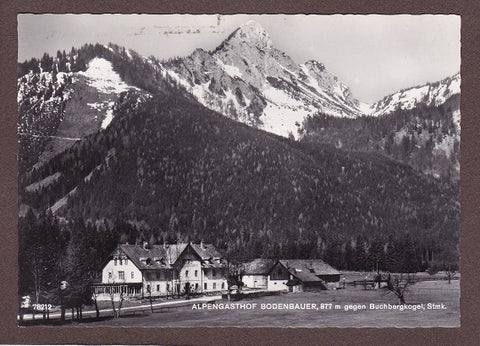 AK Alpengasthof Bodenbauer gegen Buchbergkogel.