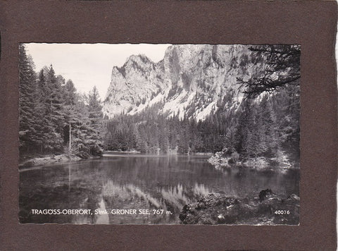 AK Tragöß Oberort. Grüner See.