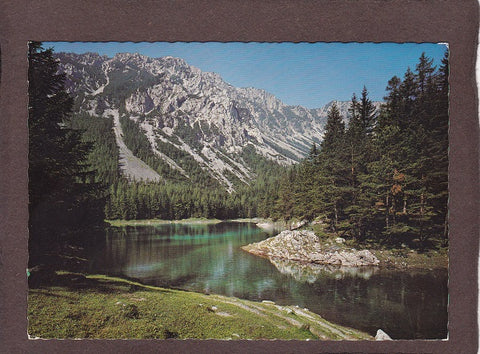 AK Grüner See gegen Trechtling, Tragöß Oberort.