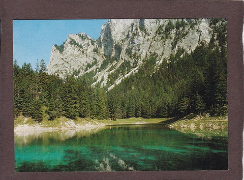 AK Tragöß Oberort. Grüner See.