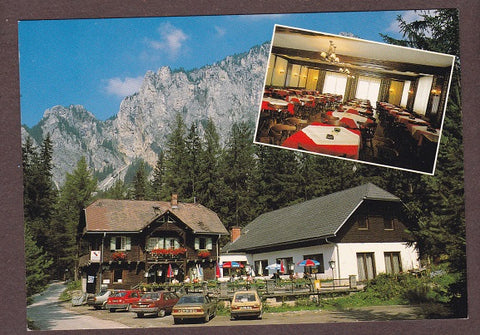AK Tragöß – Oberort. Gasthaus Seehof. Fam. Forstner.