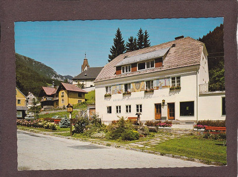 AK Tragöß – Oberort. Bäckerei Moser.